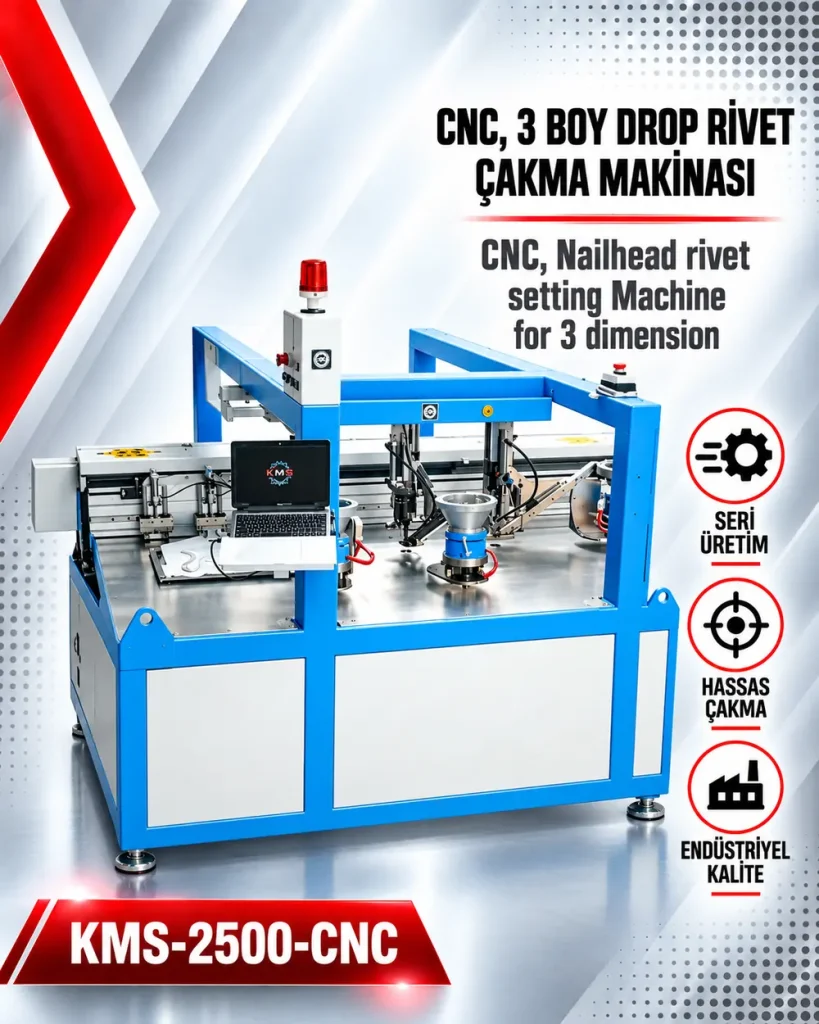 3 Kafalı CNC Drop Çakma Makinası