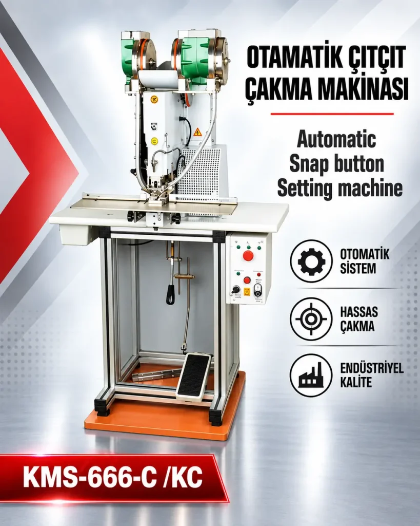 Otomatik Çıtçıt Çakma Makinesi