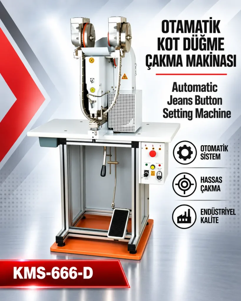 Otomatik Düğme Çakma Makinesi