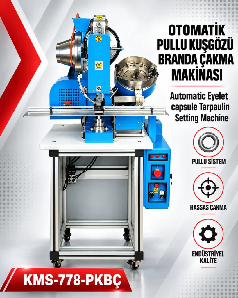 Otomatik Pullu Kuşgözü Çakma Makinesi
