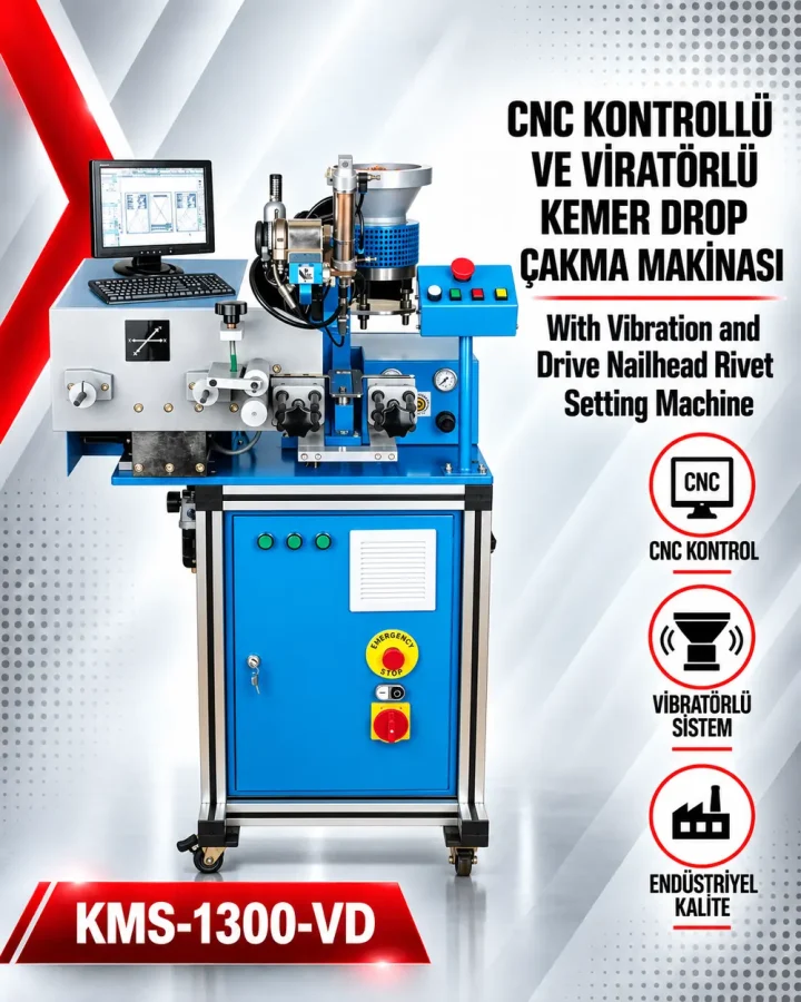 Vibratörlü ve Sürücülü Drop Çakma Makinesi